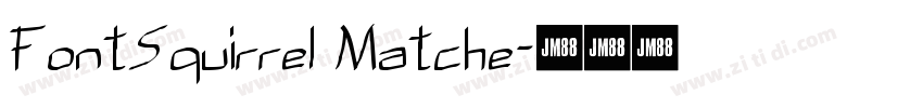 FontSquirrel Matche字体转换